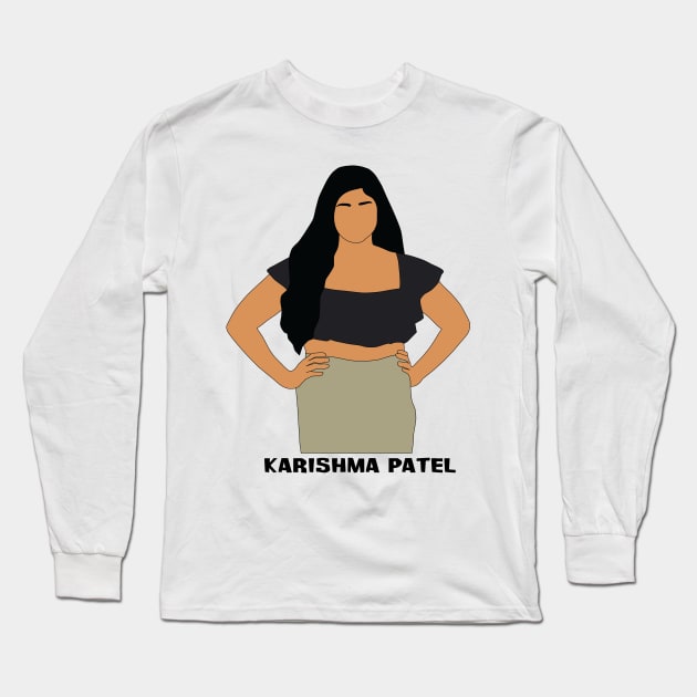 Karishma Patel Long Sleeve T-Shirt by katietedesco